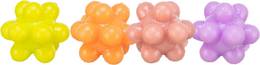 Lot de 4 balles avec bosses pour chaton
