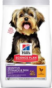 Hill's Science Plan croquettes Sensitive Stomach Skin Small Mini Poulet pour Chien