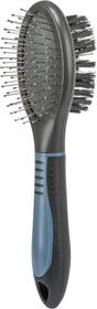 Grande brosse double en nylon 23 cm pour chien et chat