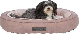 Panier épais déhoussable en peluche douce pour chien