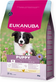 Eukanuba croquettes puppy chien moyen au poulet frais