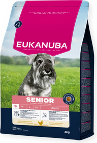 Eukanuba croquettes petit chien senior au poulet frais