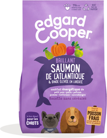 Edgard & Cooper Croquettes pour chiot sans céréales au saumon de l'Atlantique & dinde