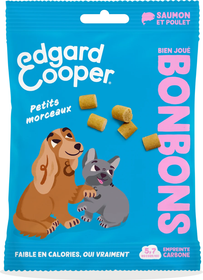 Edgard & Cooper Friandises sans céréales bonbons au saumon et poulet pour Chien