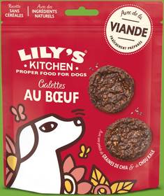 Lily’s Kitchen Galettes au bœuf Mini Burgers pour chien