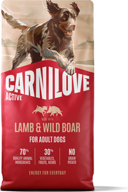 CARNILOVE croquettes Active Adult Agneau et Sanglier pour Chien