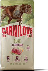CARNILOVE TRUE FRESH Croquettes Chien Adulte au Canard