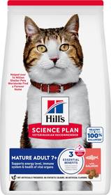 Hill's Science Plan Mature Adult 7+ croquettes au saumon pour chat