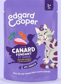 Edgard & Cooper Pâtée pour chat en sauce - pochon de 85 g