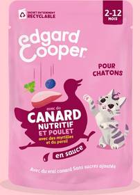 Edgard & Cooper Pochon chaton canard et poulet 85 g