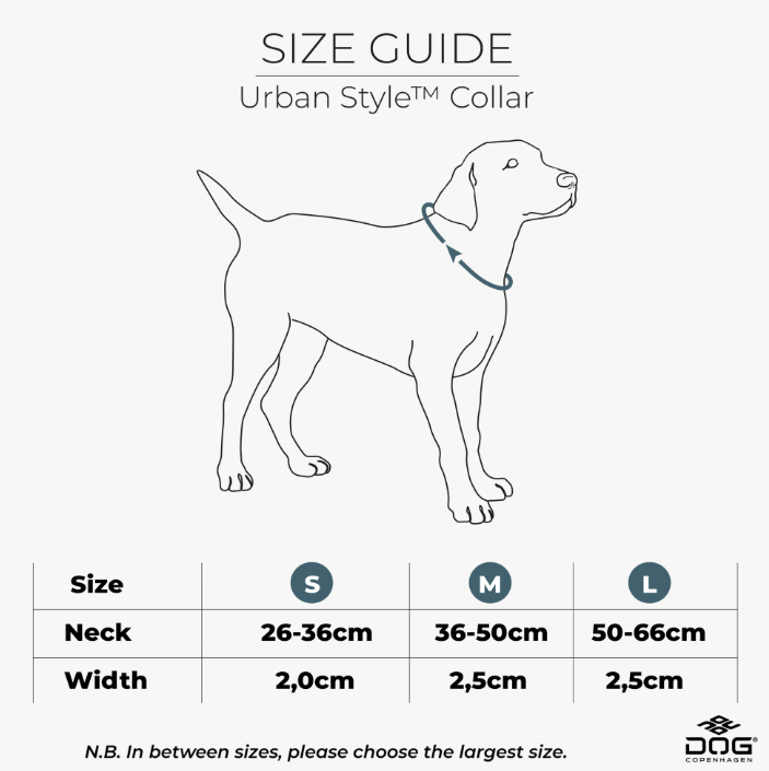 Guide des tailles Urban Style GREEN DOG Copenhagen